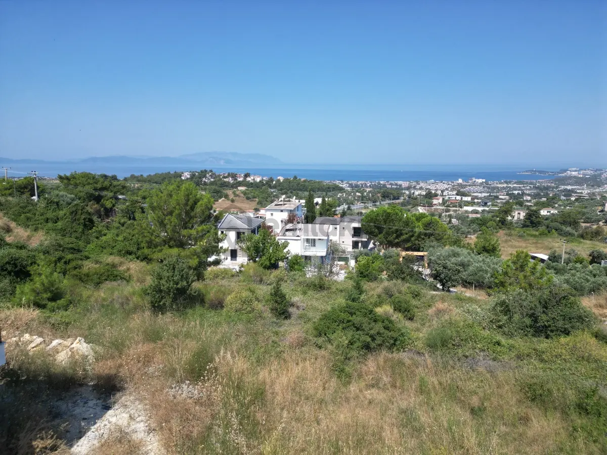 Kuşadası Soğucak Da Deniz Manzaralı Arsa - 5