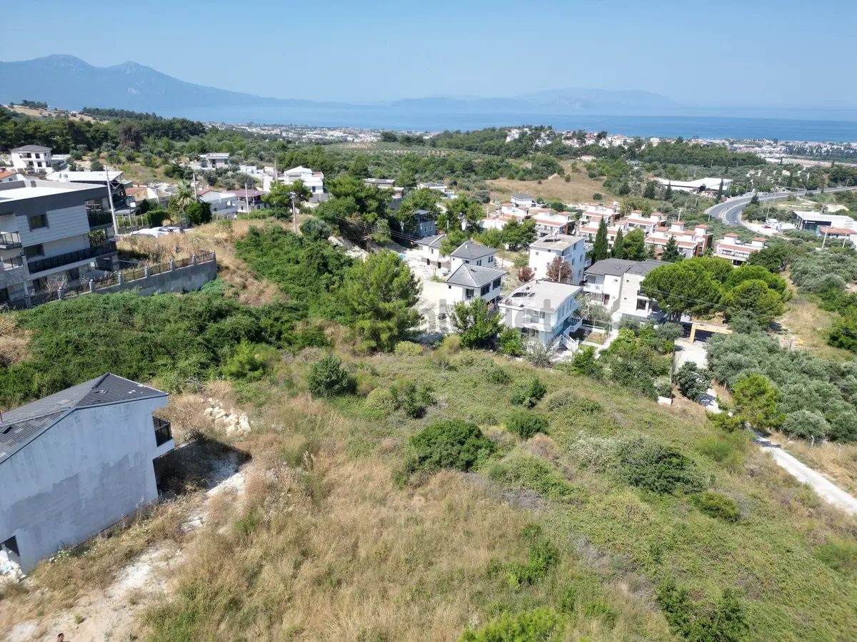 Kuşadası Soğucak Da Deniz Manzaralı Arsa - 12