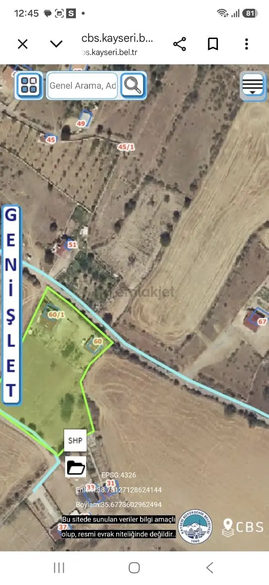 Gesi Güney'de Elektrik Su Kapı Numarası Mevcut Arsa - 7