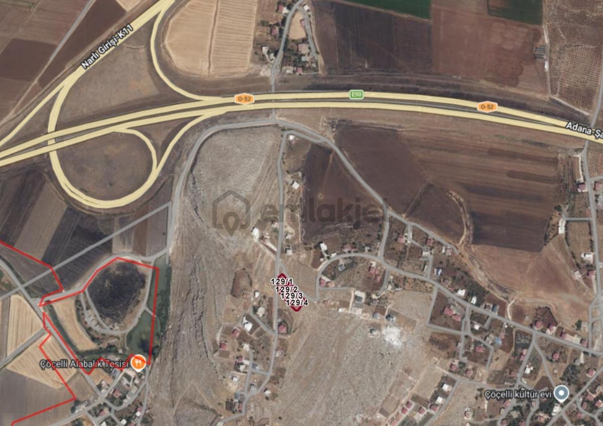 Germenıcıa'dan Çöçelli Mh.de Otoban Yakını Satılık Arsa - 3