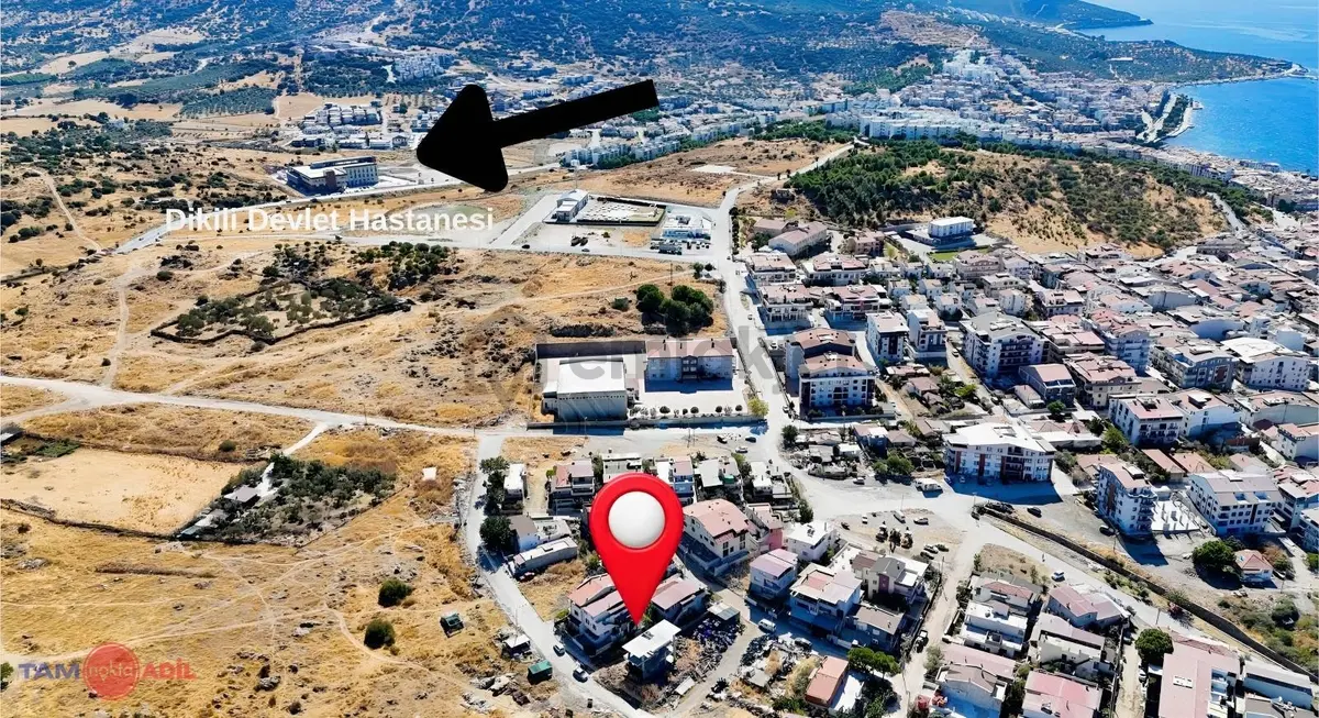 İsmetpaşada 157m² Konut İmarlı Arsa 4 Daire Emsali Denize 1km - 2
