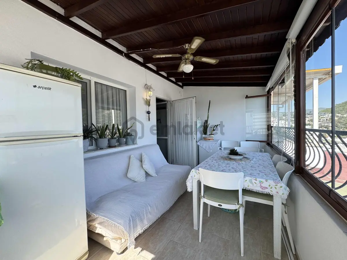 Bodrum Merkezde Deniz Manzaralı Geniş Kiralık Daire - 15