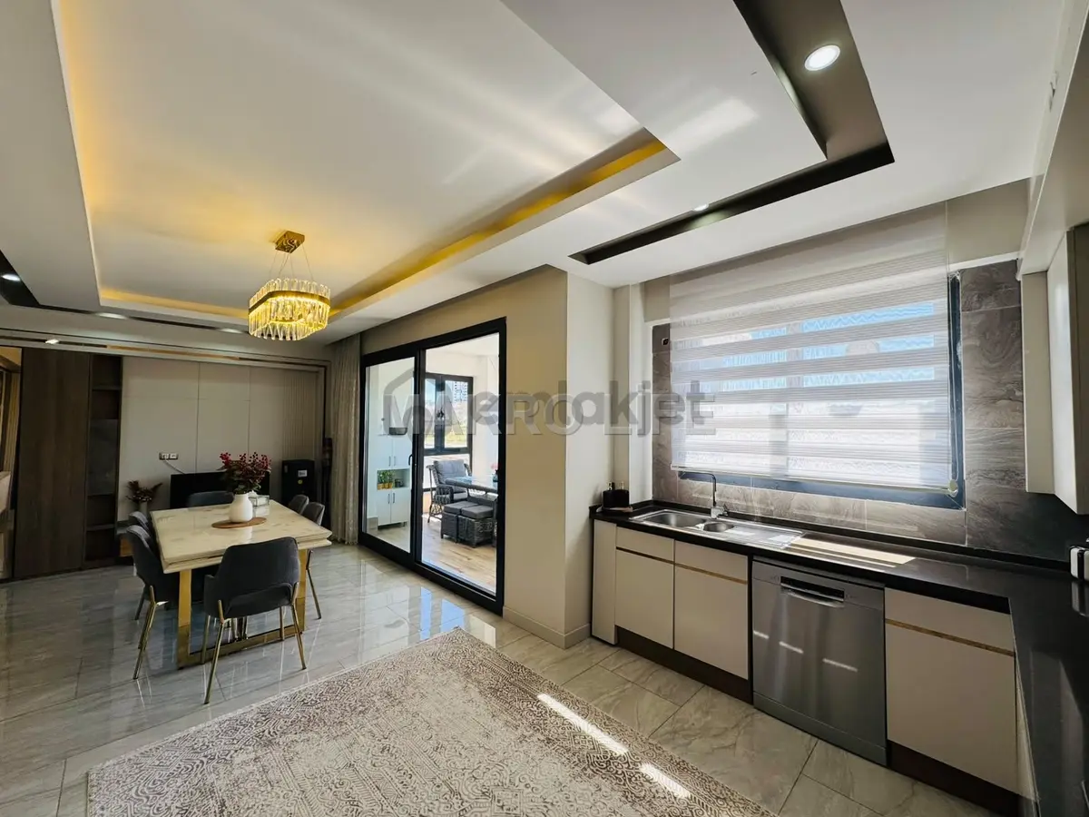 Star Yapı Kaliteşiyle 3,5+1 Sıfır Ayarında Luks Daire - 3