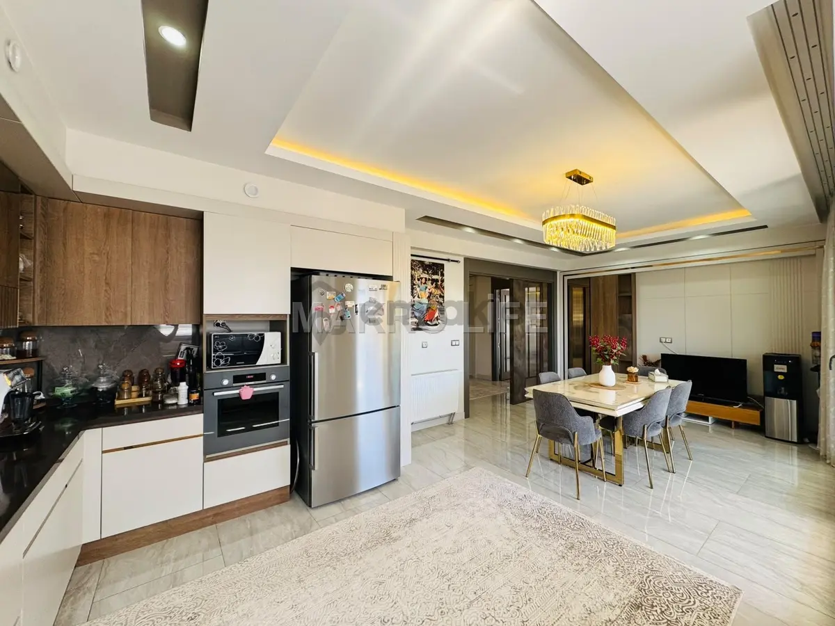 Star Yapı Kaliteşiyle 3,5+1 Sıfır Ayarında Luks Daire - 2