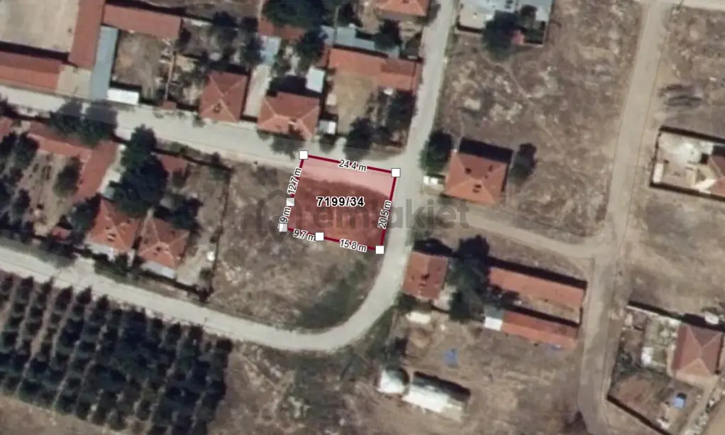 Pera'dan Sivrihisar Kaymaz'da Köy İçi 2 Kat İmarlı Satılık Arsa - 6