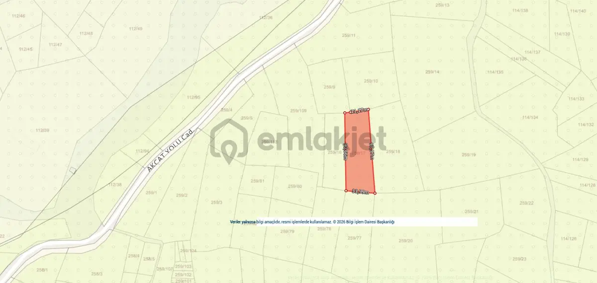 Uzmanlar'dan Karamürsel Avcıköy Satılık 2896 M2 Tarla - 18