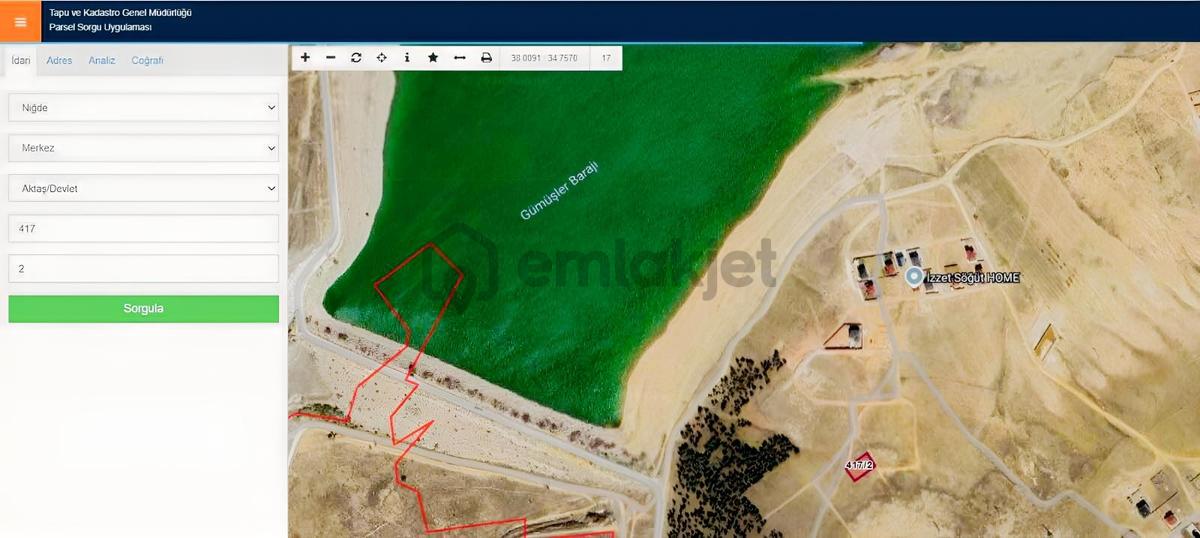 Niğde Merkez Aktaş Devlet Mah. Baraj Manzaralı Arsa - 9