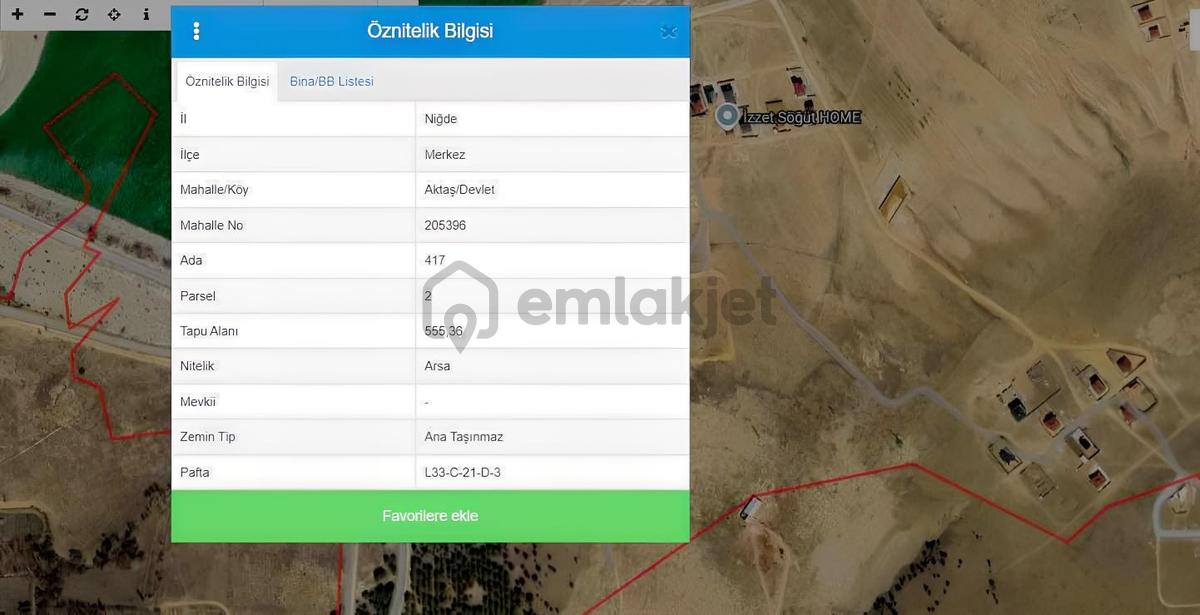 Niğde Merkez Aktaş Devlet Mah. Baraj Manzaralı Arsa - 8