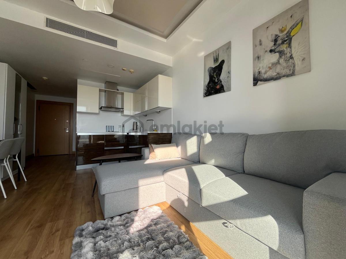 Sarphan Finans Park'ta Deniz Manzaralı Eşyalı 1+0 Studio Daire - 27