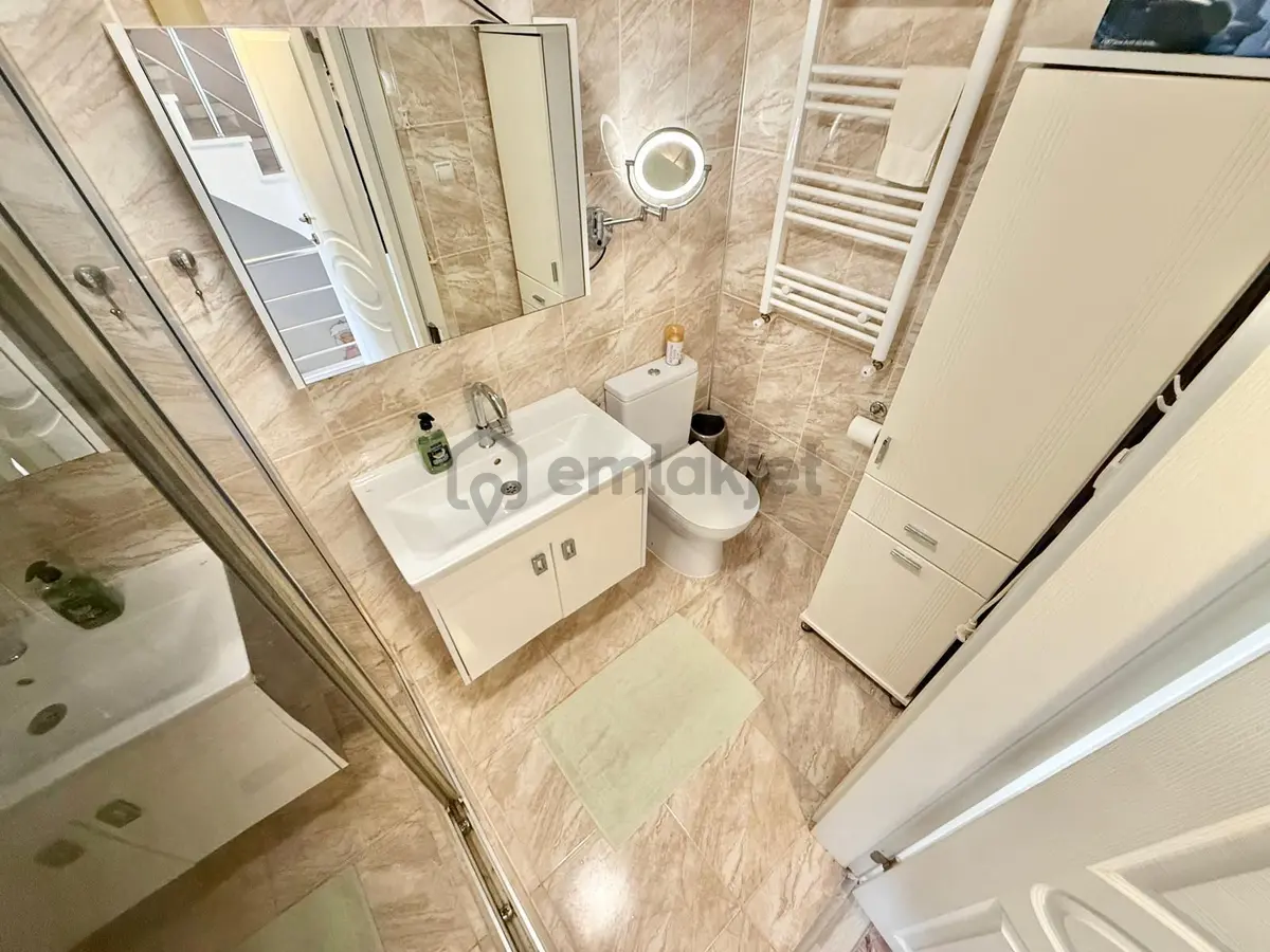 ▀sadece Jet'ten ▀güre'de Denize 450m Full Yenilenmiş 3+1 Triplex - 13