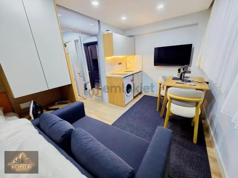 Yeni Binada İskeleye 5 Dk Stüdyo 1+0 Eşyalı Fırsat Daire - 3