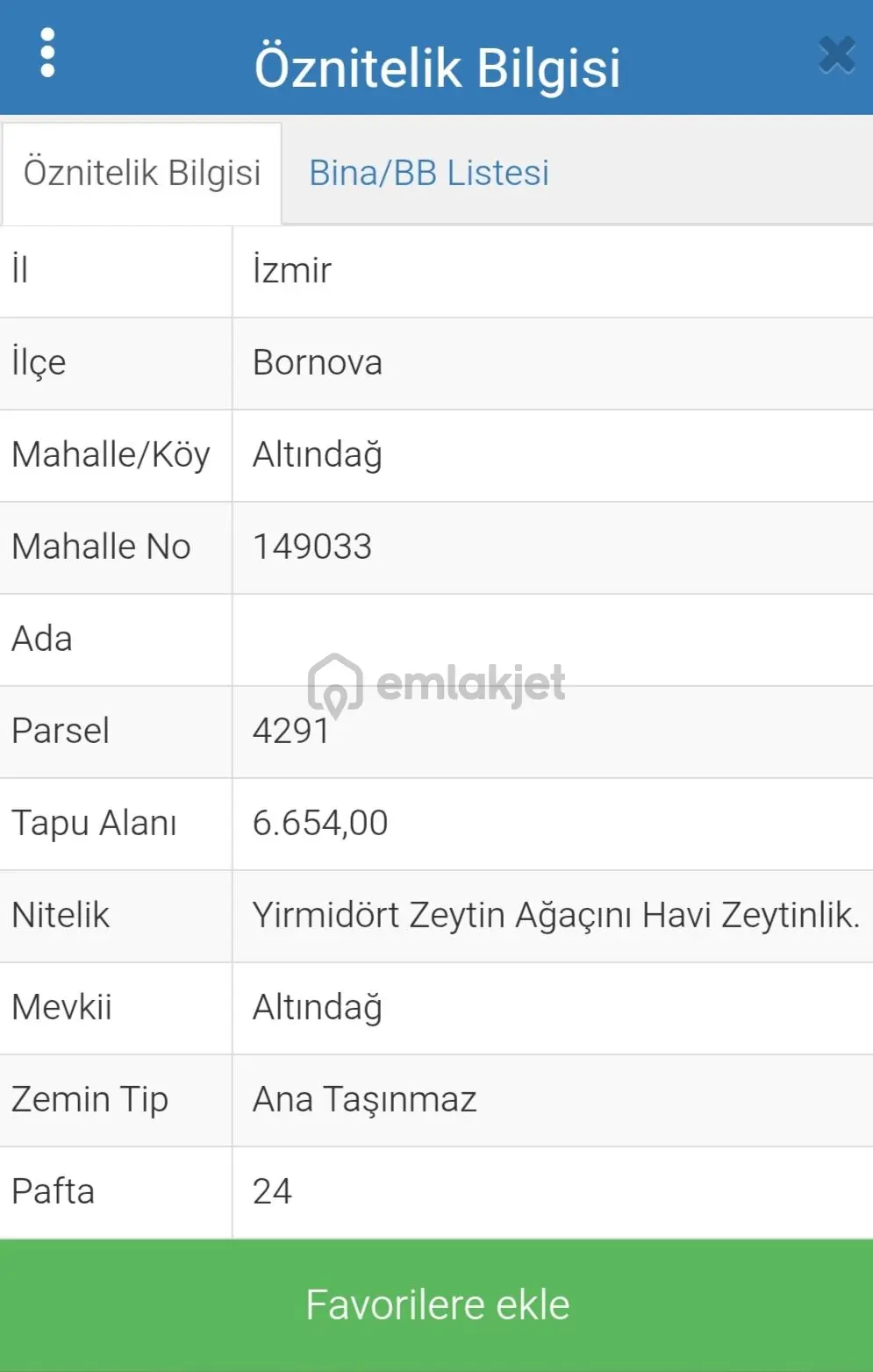 Bornova Altındağ'da Satılık 6654 M² Geniş Tarla - 2