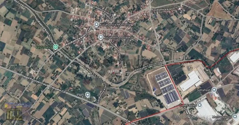 Ulucan'dan İnegöl Küçükyenice'de Satılık Arsa - 4