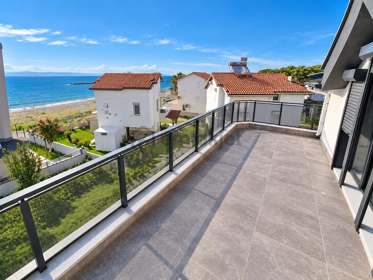 Umas Solutıon'dan Plaja 50 Metre - Deniz Manzaralı 5+1 Villa - 26