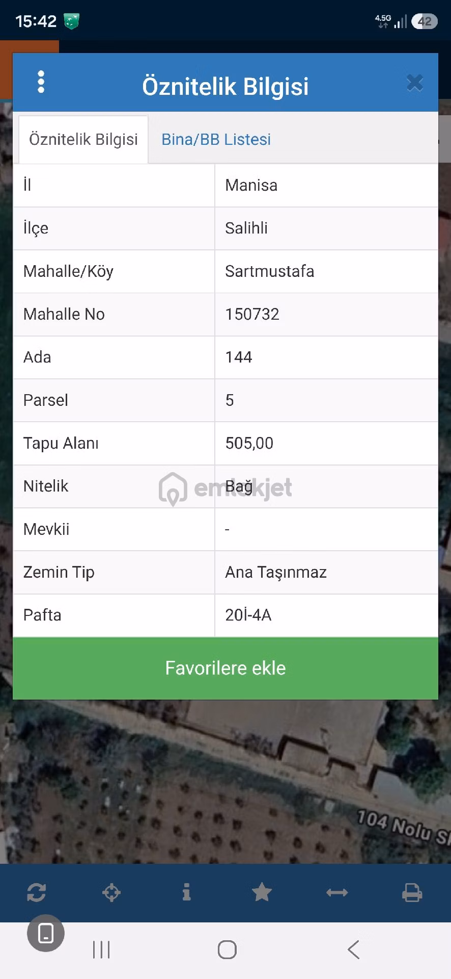 Sart Mahallesi Satılık Konut İmarlı Arsa