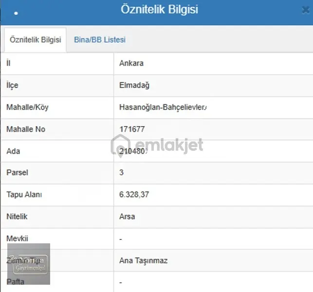 Ankara Elmadağ Hasanoğlan'da Arsa - 3