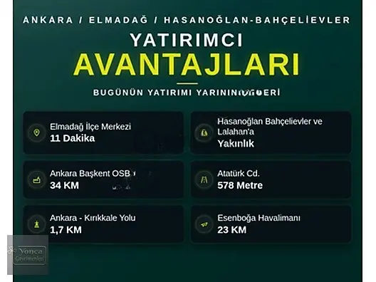Antalya Elmadağ Hasanoğlan'da Ticari Arazi - 4
