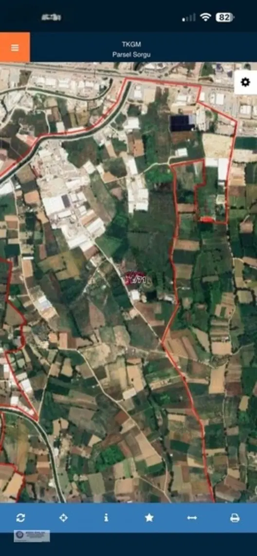Bursa Nilüfer Yaylacıkta 3,643 M2 Tarla İmar Dibinde - 2