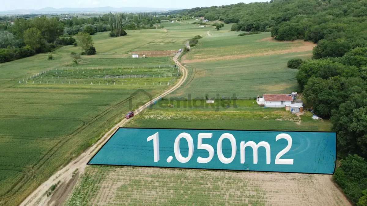 Sahibinden 1050 Metre Kare Yolu Olan Tek Tapu Tarla - 3
