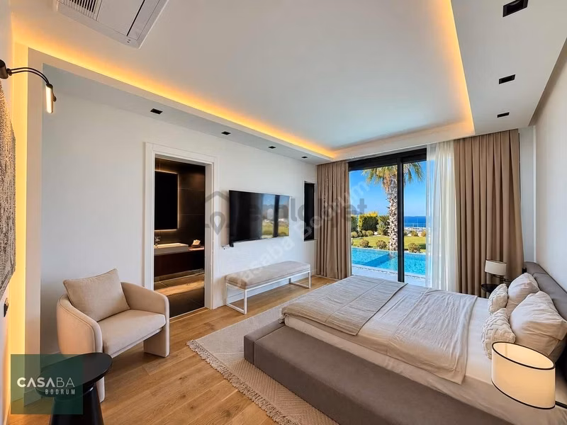 Muhteşem Manzaralı 1.000 M² Arsa Paylı Tek Katlı 4+1 Villa - 32