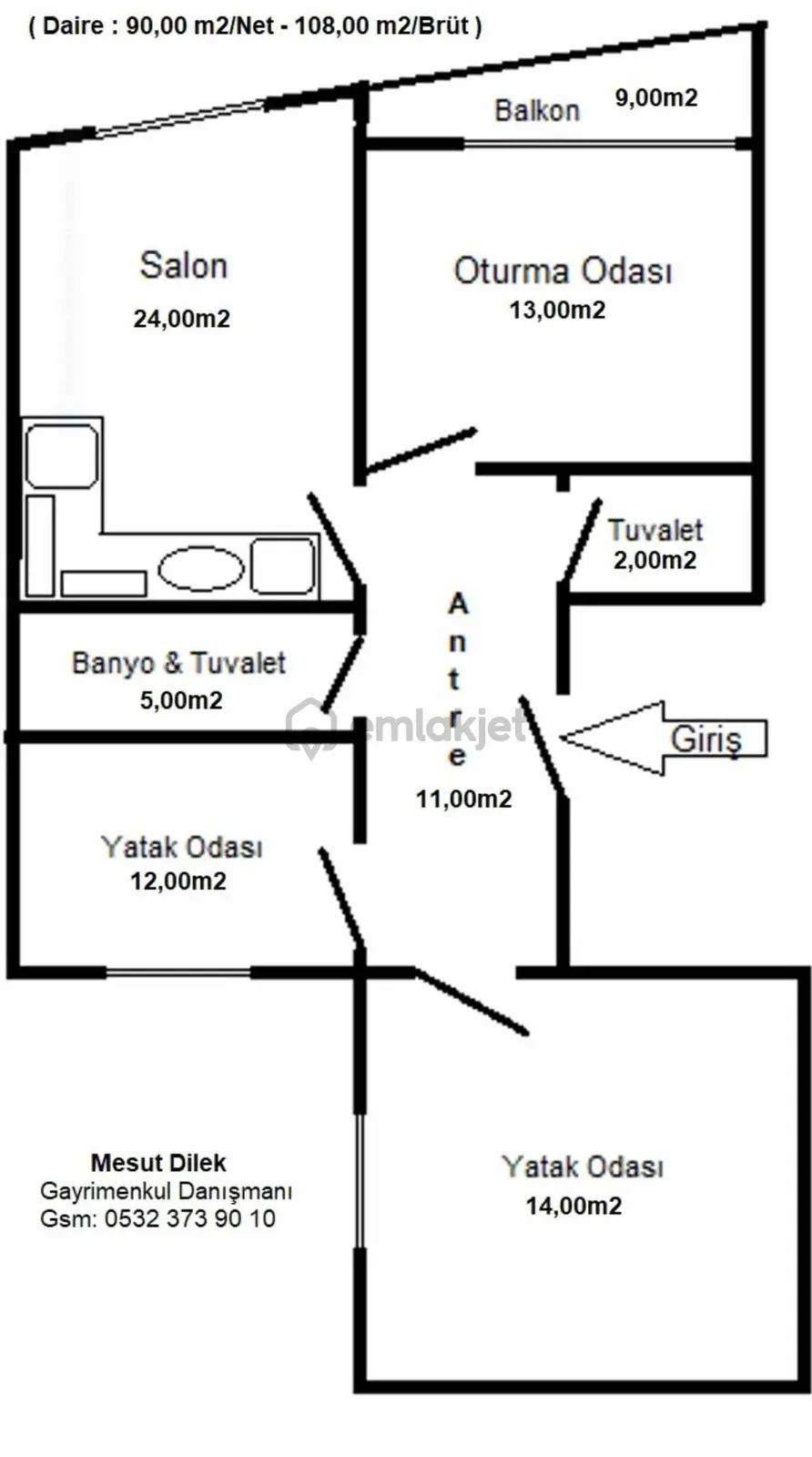 Kuşadası Davutlar Merkezde 3+1 Sıfır Daire - 2