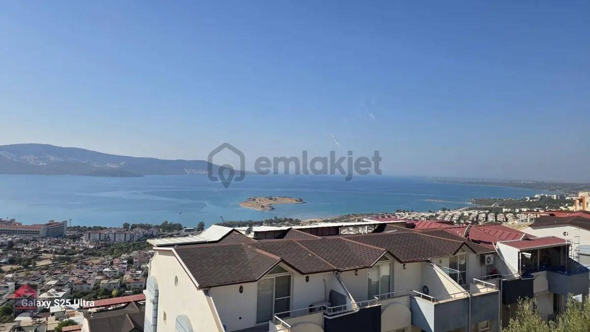 Didim Akbükte Panoramik Deniz Manzaralı 2+1 Dubleks Daire - 5