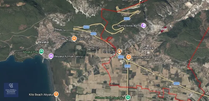 Muğla Gökova'da Asfalt Yola Cephe, 1742 M2 Satılık Tarla - 12