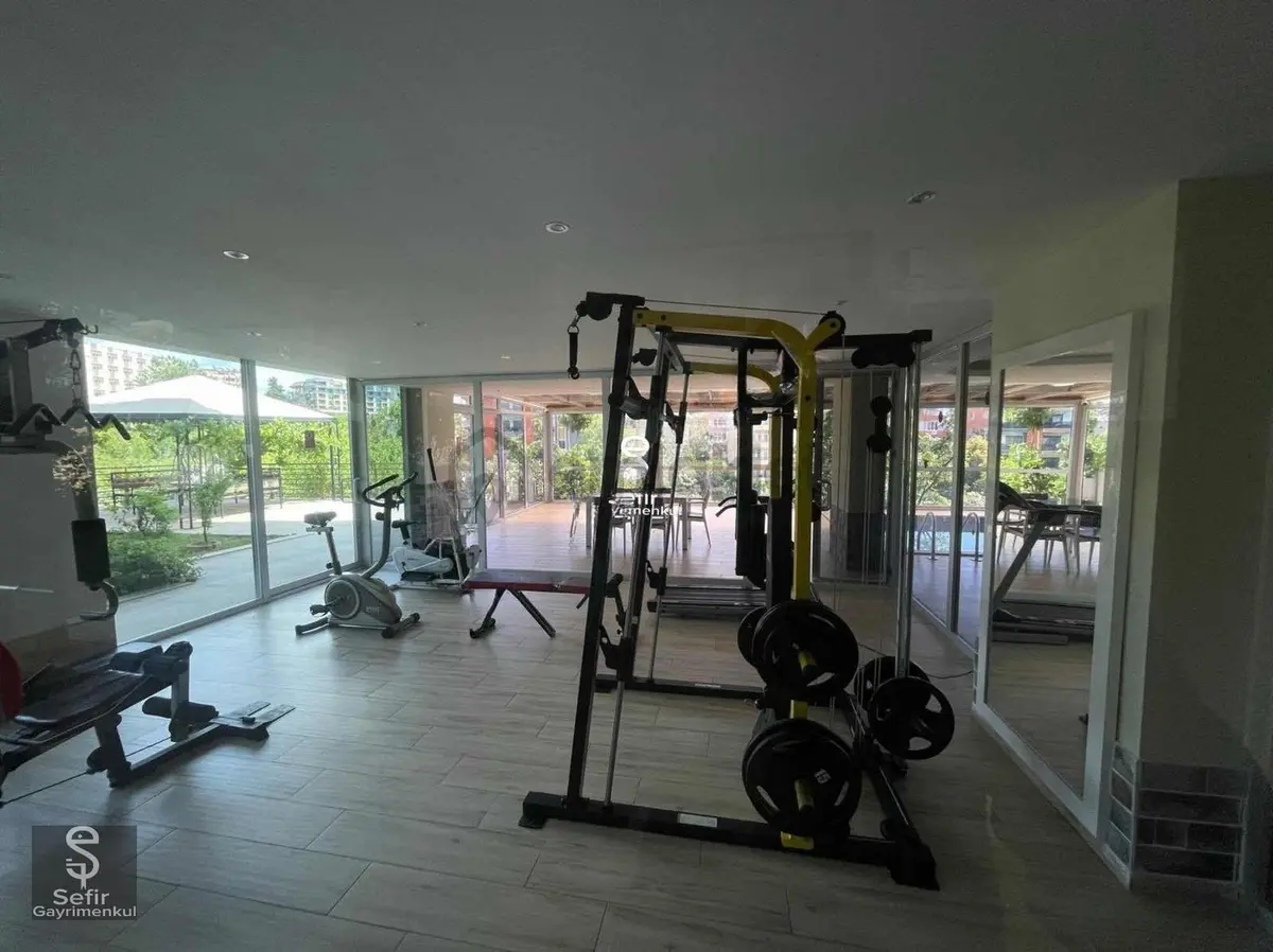 Alanya Kestel'de 1+1 Full Aktiviteli Sitede Eşyalı Daire - 13