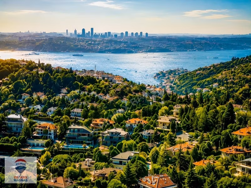 Acarkent'te Boğaz Manzaralı Geniş Bahçeli Asansörlü Br 7+2