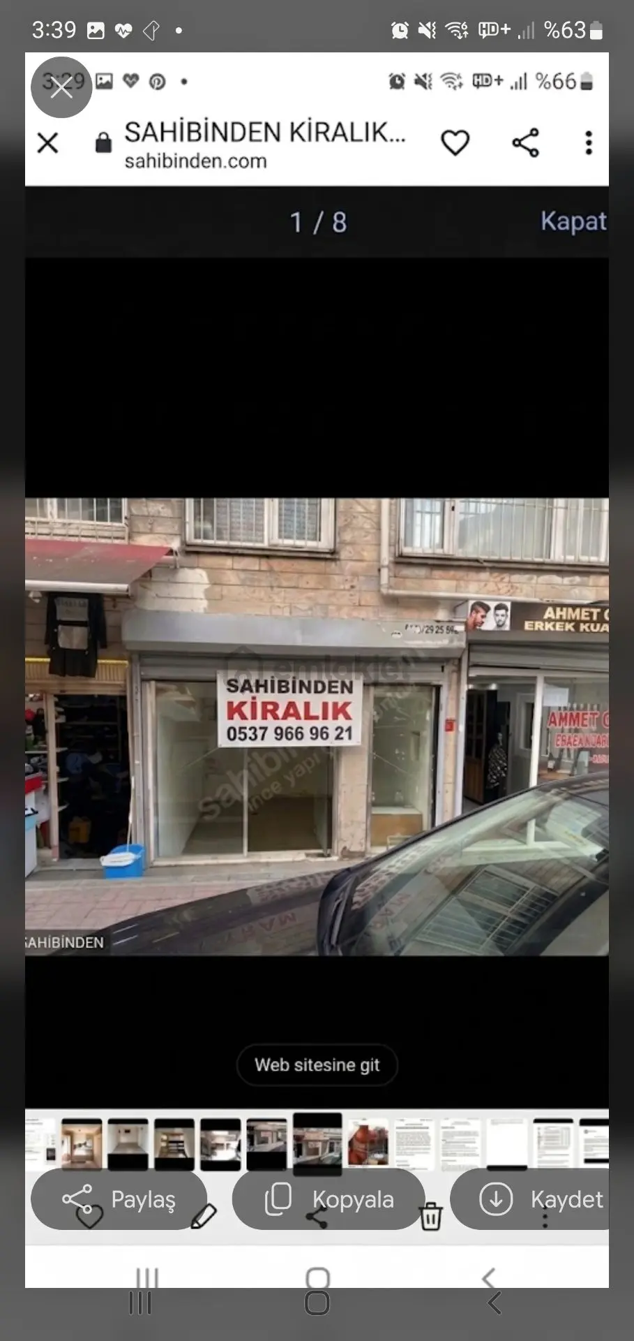 Sahibinden Fatih Kiralık Dükkan