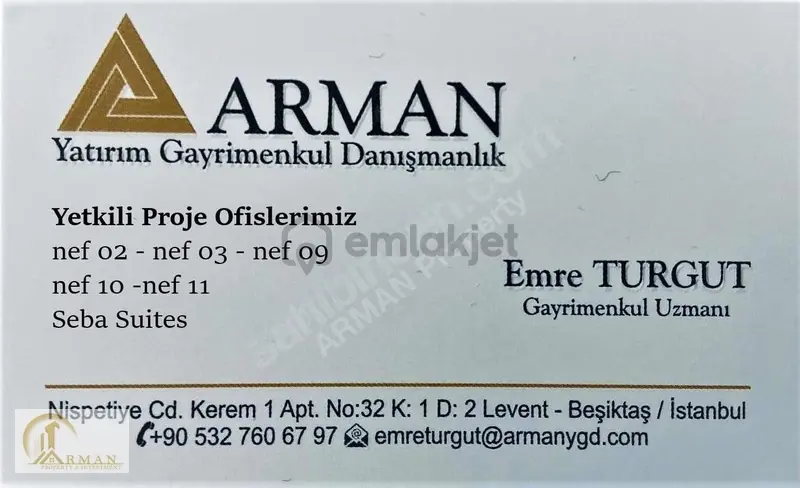 Nef 03 Residence Köşe Yüksek Kat 1+1 Daire Nef03 | Arman - 9