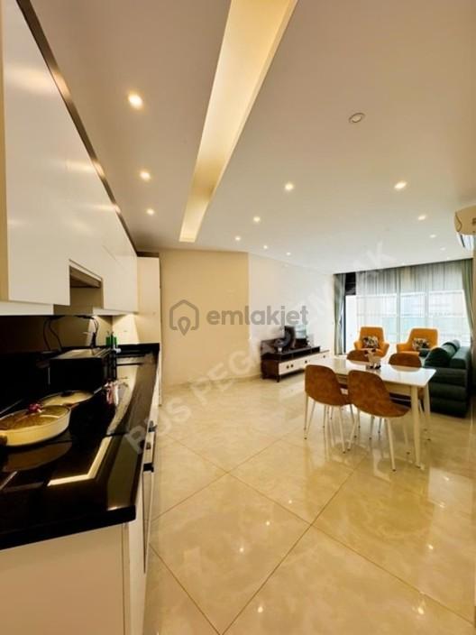 Alanya Mahmutlarda Denize Sıfır Lüks Rezidansta Kiralık Eşyalı - 22