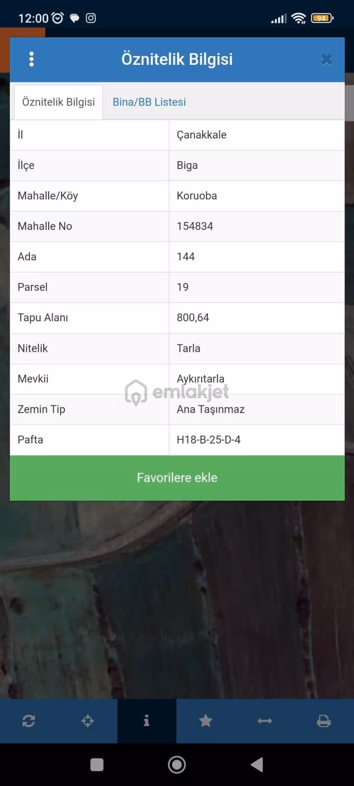 Sahibinden Çanakkale Biga Kuruoba Satılık Tarla - 6