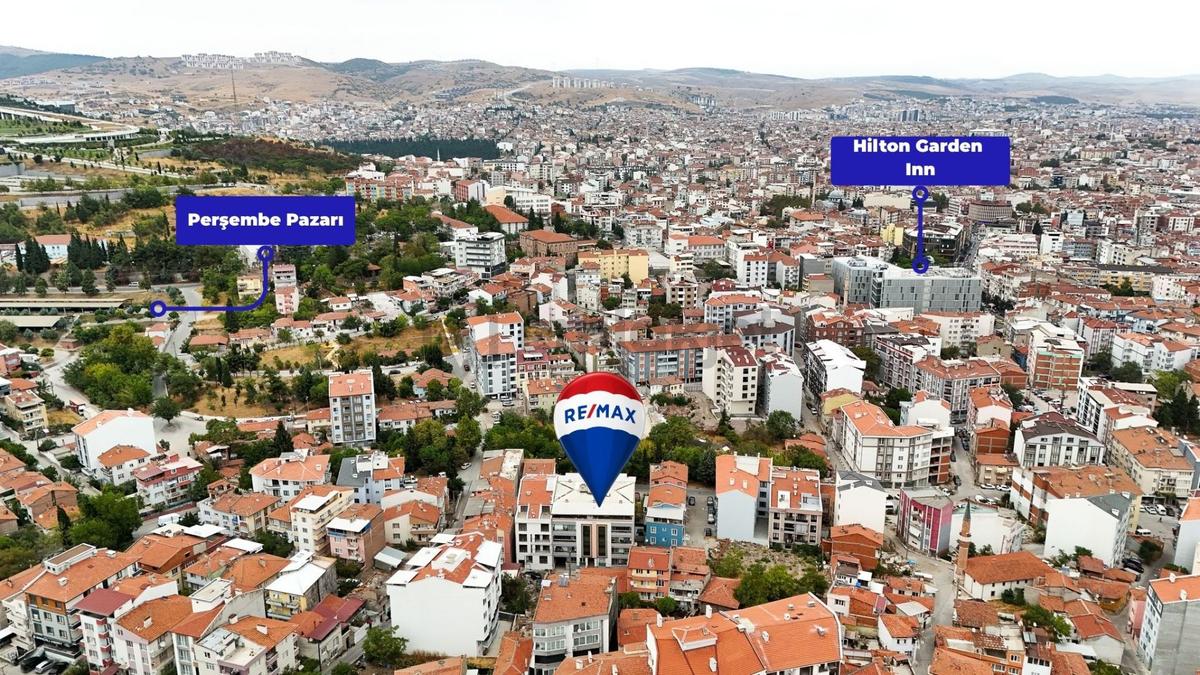 Remax Mid Dinkçiler'de Çarşıya 5 Dk Mesafede Satılık 3+1 Daire