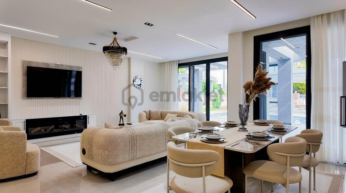 Didim Efelerde Sıfır Lüks Tasarımlı 4+1 Full Eşyalı Villa - 10