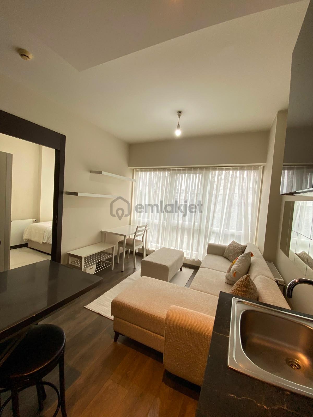 Nef Merter 13 Sitesinde Eşyalı 1+1 Kiralık Daire - 14