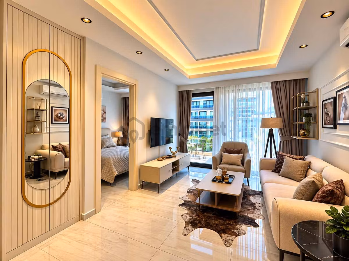 Cebeci Towers'da Deniz Manzaralı Lüx Eşyalı 1+1 Daire - 11