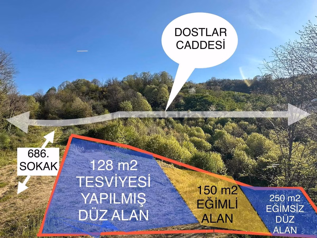Şirinköyde Deniz Manzaralı Satılık İmarlı Arsa - 33