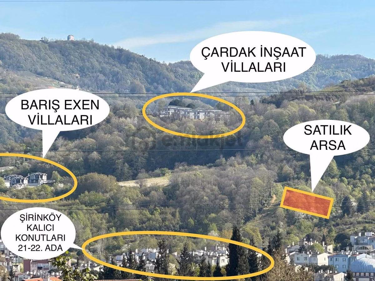 Şirinköyde Deniz Manzaralı Satılık İmarlı Arsa - 18