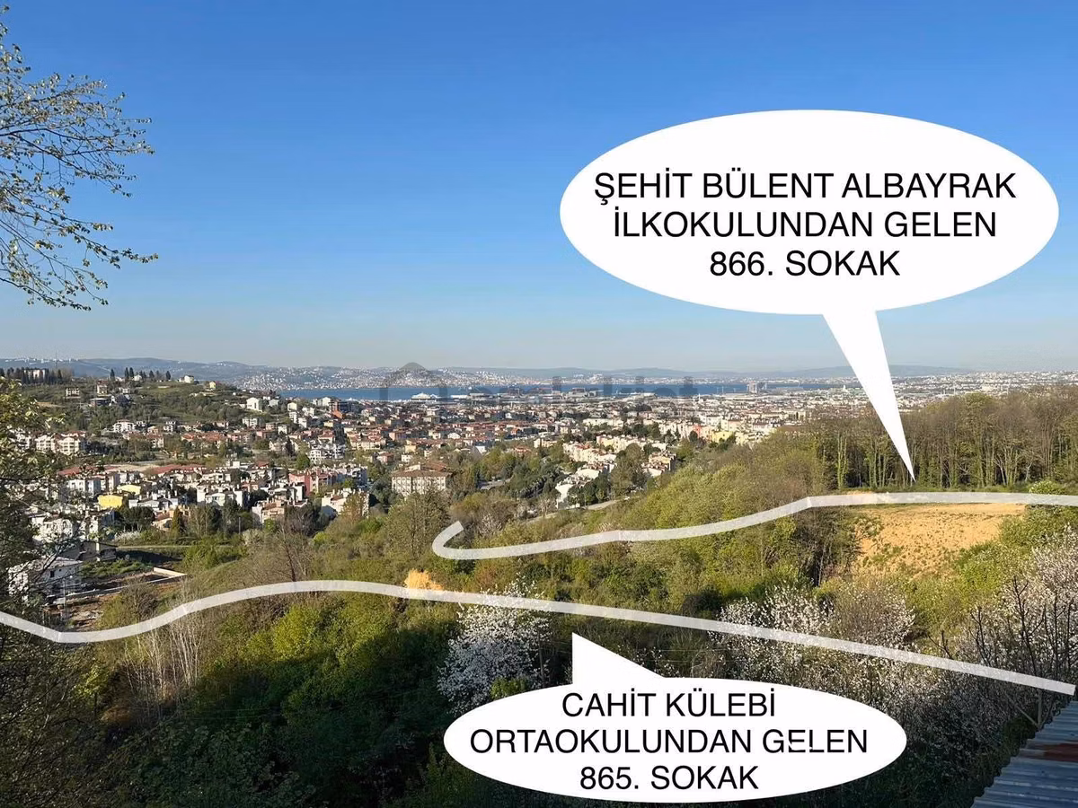 Şirinköyde Deniz Manzaralı Satılık İmarlı Arsa - 10