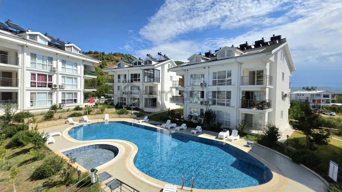 Fethiye Karaçulhada Satılık 3+1 93m2 Havuzlu Dubleks Daire