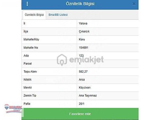 Re/max Şehir'den Çınarcık Koru'da Konut İmarlı Satılık Arsa - 3