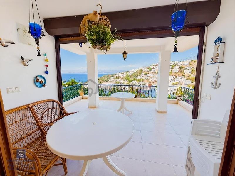 Bodrum Kadıkalesi Ormancılar Sitesi-deniz Manzaralı Tripleks - 8