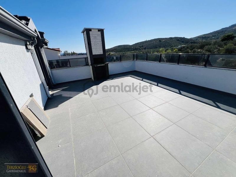 Terzioglu'ndan Gürede Dağ Ve Deniz Manzaralı Villa - 32