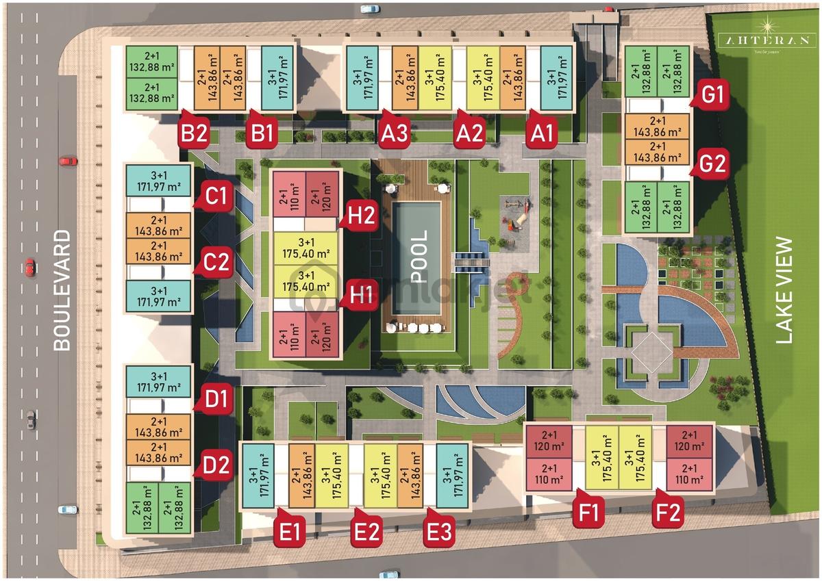 Ahteran İstanbul Oturuma Hazır 3+1 Daire - 26
