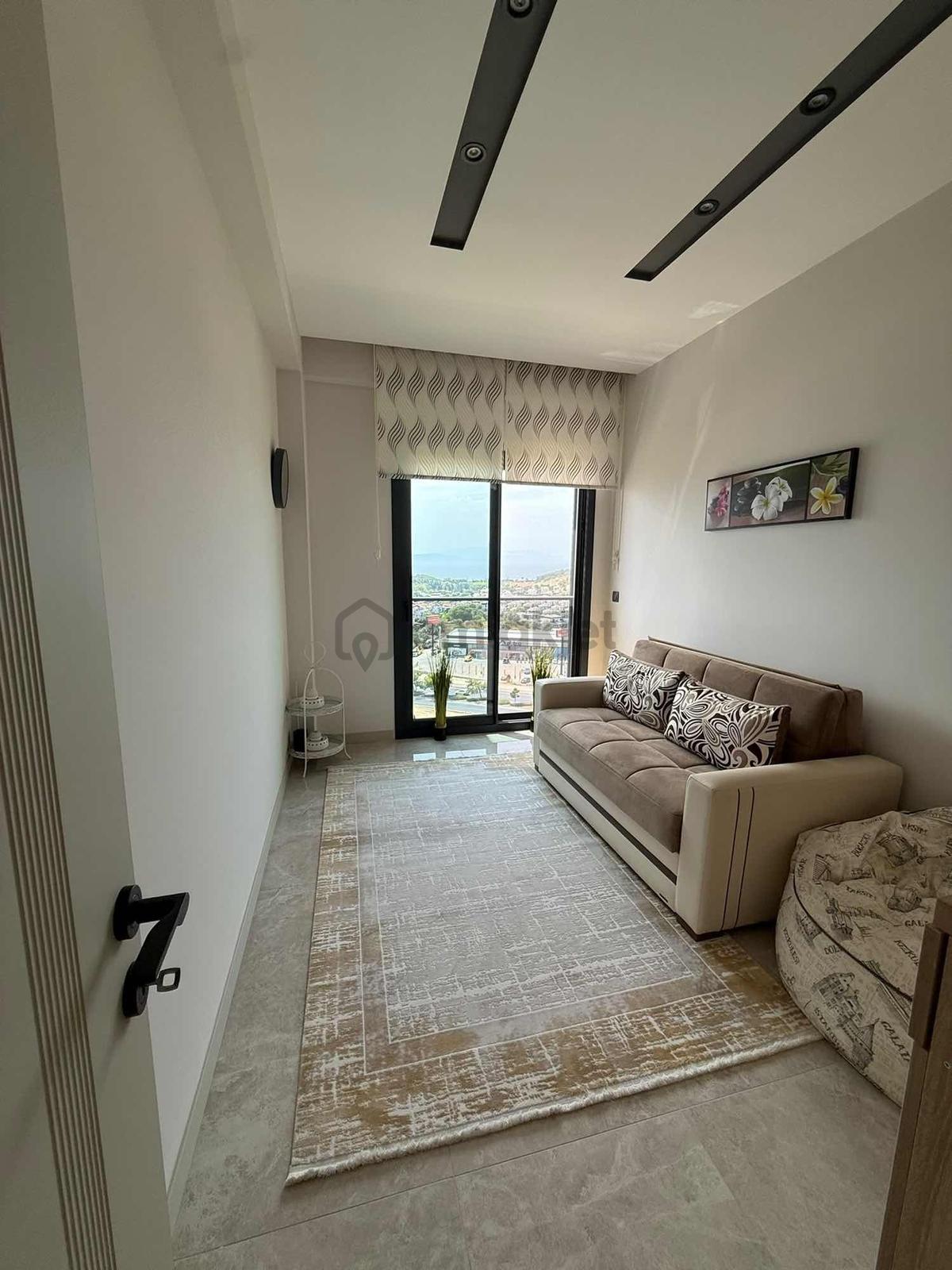 Full Deniz Manzaralı Sıfır 3+1 Eşyalı Satılık Daire - 12