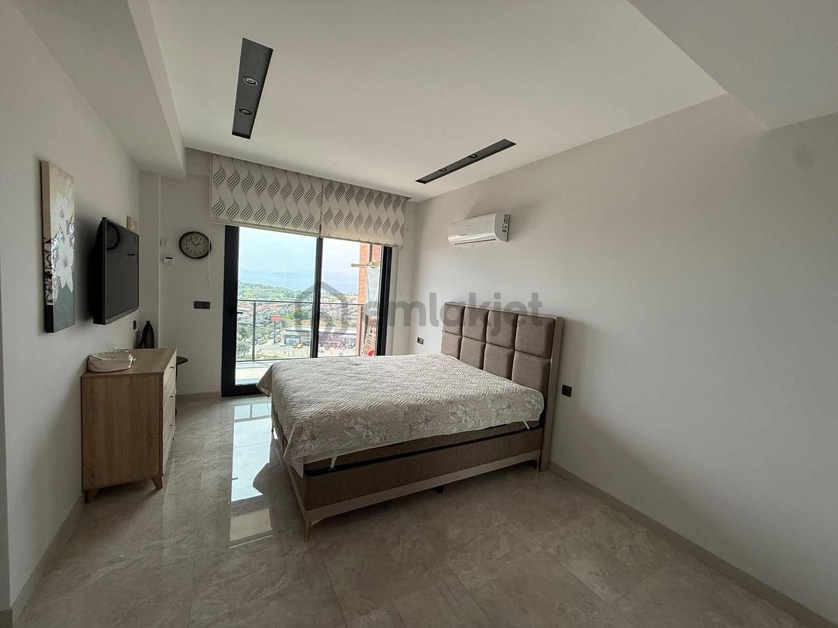 Full Deniz Manzaralı Sıfır 3+1 Eşyalı Satılık Daire - 14