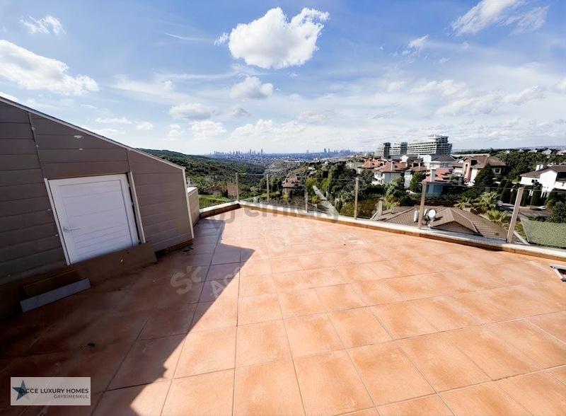 Acarkentte Düz Girişli, Şömineli 3+1 Kiralık Çatı Dubleksi - 13