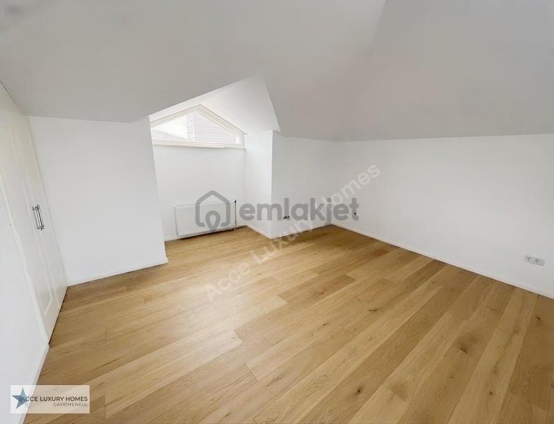 Acarkentte Düz Girişli, Şömineli 3+1 Kiralık Çatı Dubleksi - 11