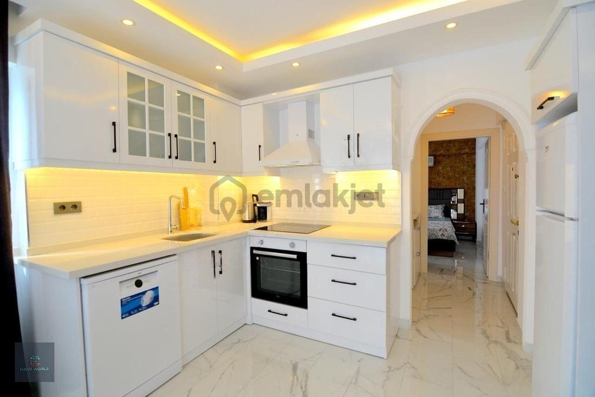 Alanya Obagöl Deniz Manzaralı Lüks Eşyalı Kiralık 1+1 - 13